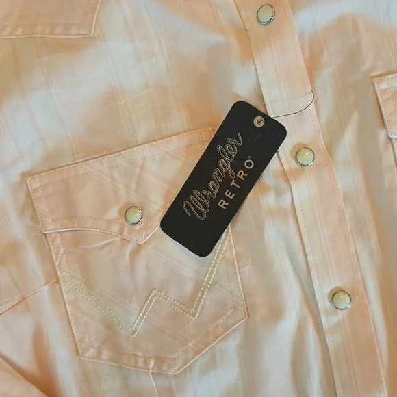 Wrangler Pearl Snap Button Up Western Shirt - Picture 2 of 4